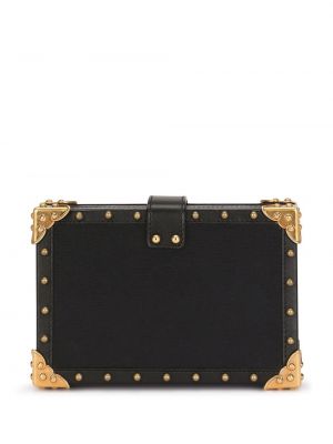 Bolso clutch con corazón Dolce & Gabbana negro