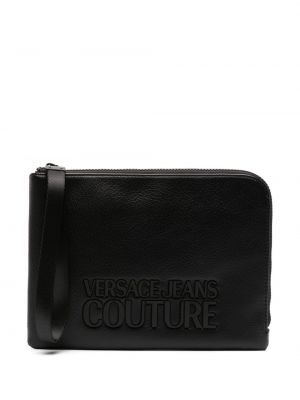 Geantă plic Versace Jeans Couture negru