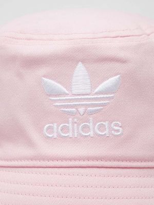 Căciulă din bumbac Adidas Originals roz