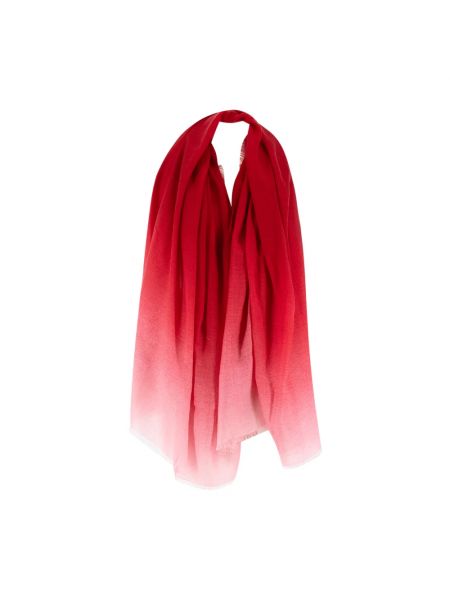 Bufanda de lana de seda de cachemir Kiton rojo