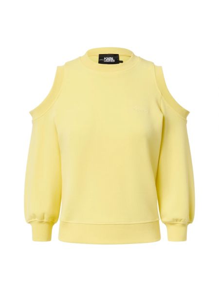 Sweatshirt aus modal Karl Lagerfeld gelb