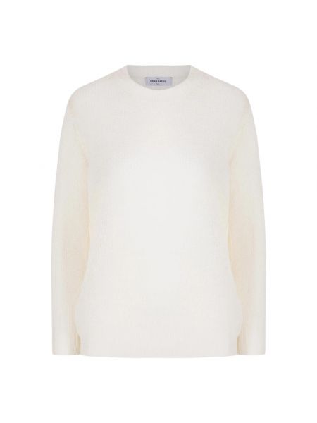 Sweter klasyczny Gran Sasso biały