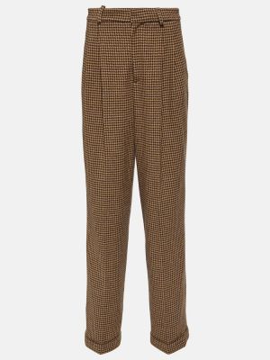 Pantaloni cu picior drept cu croială lejeră din tweed Polo Ralph Lauren