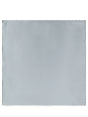 Шелковый платок Brioni серый