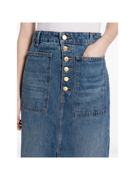 Spódnica jeansowa Ulla Johnson niebieska
