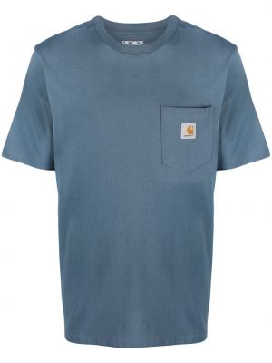 T-shirt Carhartt Wip blå