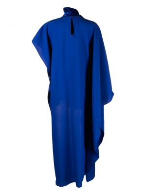 Asymetrické koktejlové šaty Taller Marmo modré