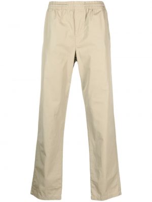 Pantalon droit en coton Aspesi beige