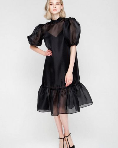 Черное вечернее платье Fors