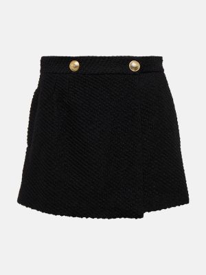 Falda de lana Redvalentino negro