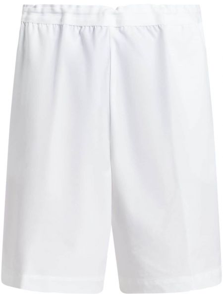 Shorts de sport avec applique Lacoste blanc