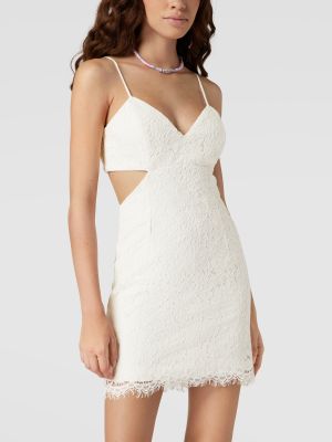 Sukienka mini Bardot biała