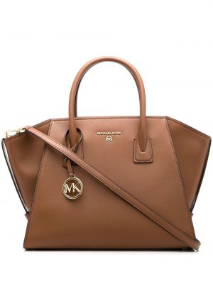 Кожени чанта за ръка Michael Michael Kors