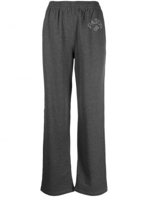 Pantalon de joggings avec applique Patou gris