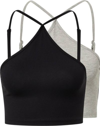 Crop top Missguided crna