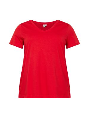 Marškinėliai Only Carmakoma raudona
