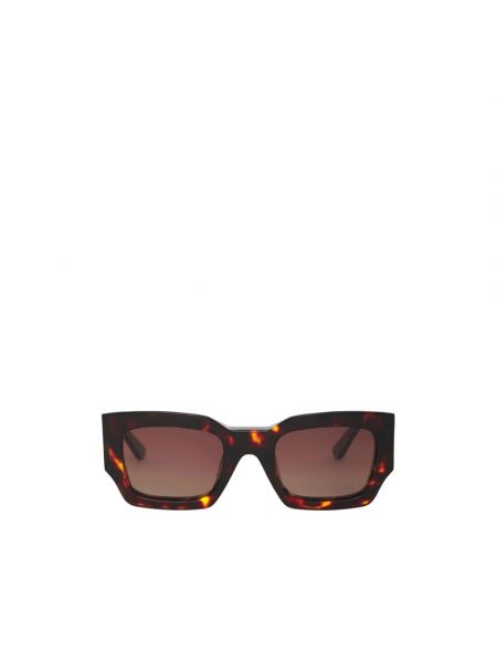 Okulary przeciwsłoneczne oversize Anine Bing brązowe