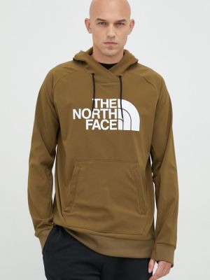 Kapucnis pulóver The North Face zöld