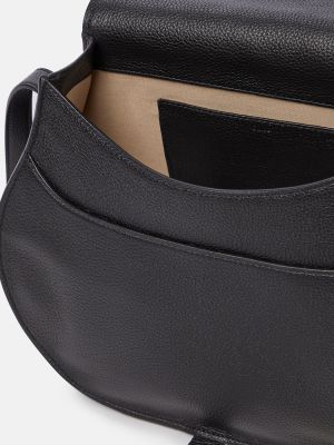 Δερμάτινη τσάντα shopper Chloã© μαύρο
