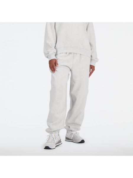 Pantalon de joggings en coton New Balance gris