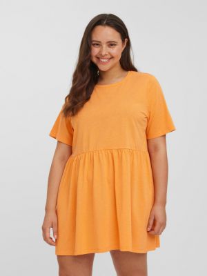 Póló Vero Moda Curve narancsszínű