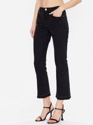 Jeans bootcut large Pinko noir