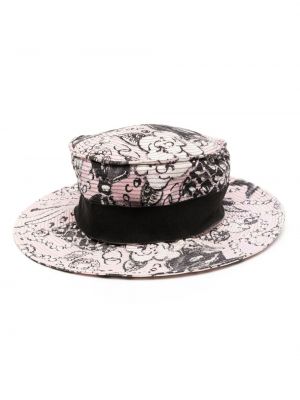 Bavlnená čiapka s potlačou Chanel Pre-owned