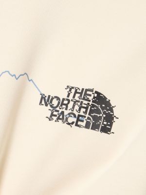Φούτερ με λαιμόκοψη The North Face λευκό