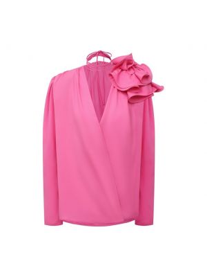 Шелковая блузка Magda Butrym, розовая