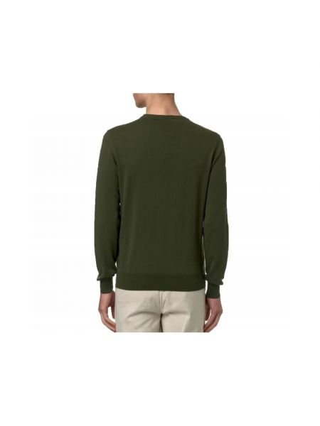 Jersey de algodón de tela jersey K-way verde
