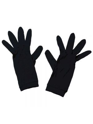 Шелковые перчатки Cocoon черные