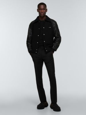 Кашмирен вълнен пуловер Givenchy черно