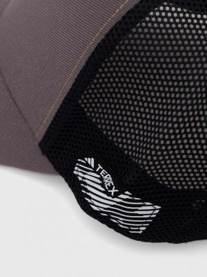 Kapa s printom Adidas Terrex siva