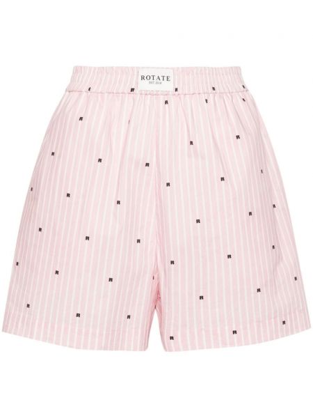 Shorts à rayures à imprimé Rotate Birger Christensen