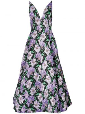 Μίντι φόρεμα με σχέδιο Carolina Herrera