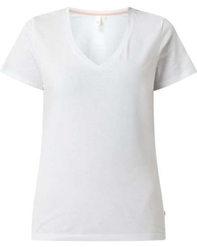 T-shirt Q/s Designed By, biały