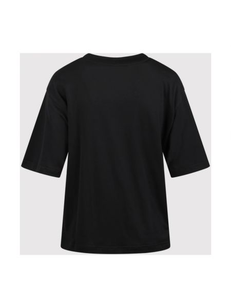 Camiseta de algodón con estampado Dolce & Gabbana negro