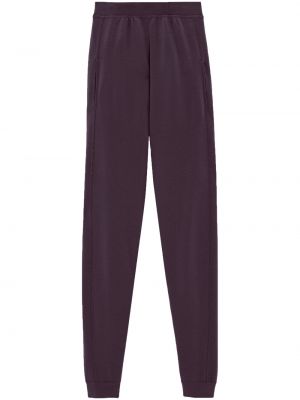 Pantalon de joggings en laine Saint Laurent violet