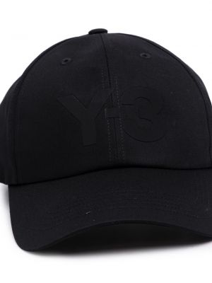 Gorra con estampado Y-3 negro
