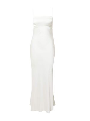 Βραδινό φόρεμα Abercrombie & Fitch λευκό