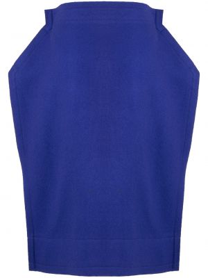 Falda midi Comme Des Garçons Pre-owned azul