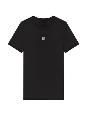 Хлопковая футболка слим Givenchy черная