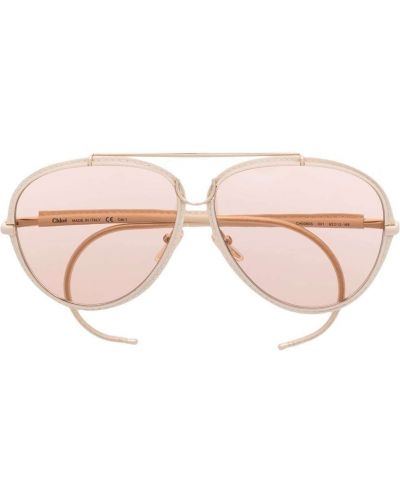 Lær briller Chloé Eyewear gull