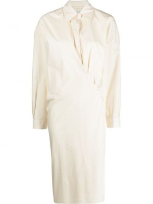 Robe en coton Lemaire blanc