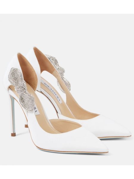 Bue pumps Aquazzura hvit