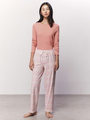 Pantalones de flores Sfera rosa