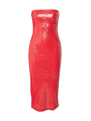 Κοκτέιλ φόρεμα Gina Tricot κόκκινο