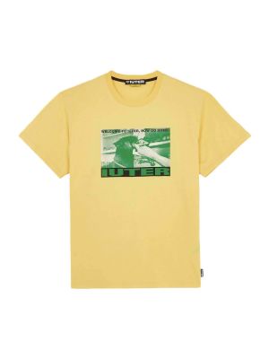 T-shirt à motif mélangé Iuter jaune