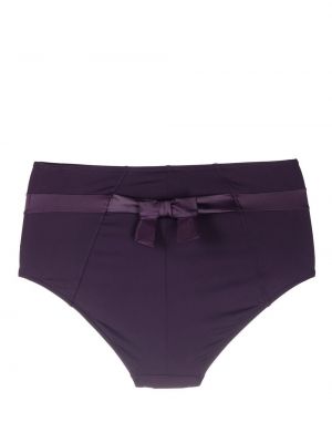 Bikini cu funde din satin Marlies Dekkers violet