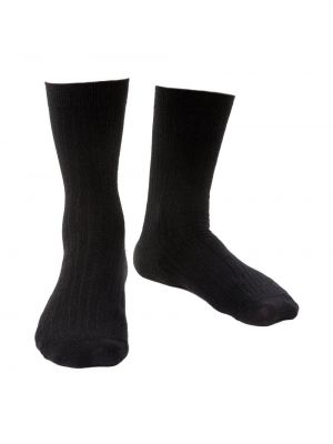 Бесшовные неэластичные носки из мериносовой шерсти для лечения опухших ног Steven черный